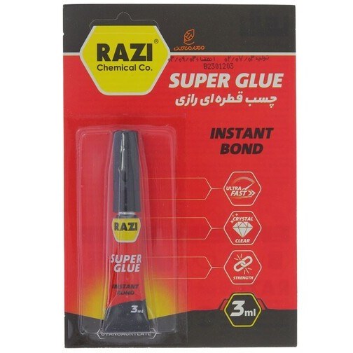 چسب قطره ای رازی مدل Super Glue 